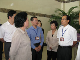 省領(lǐng)導(dǎo)、市領(lǐng)導(dǎo)來(lái)我司進(jìn)行視察、指導(dǎo)
