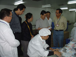 省領(lǐng)導(dǎo)、市領(lǐng)導(dǎo)來我司進(jìn)行視察、指導(dǎo)